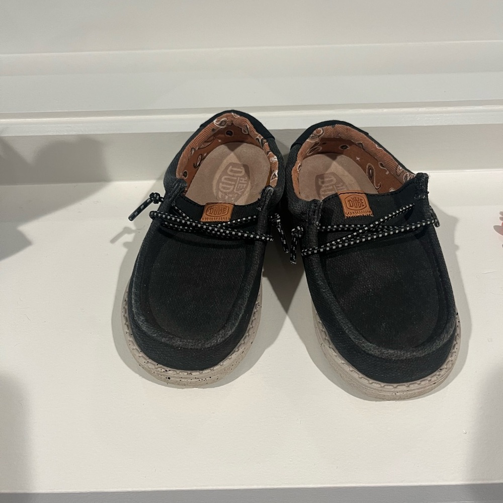 Toddler Boys Hey Dude Shoes Black